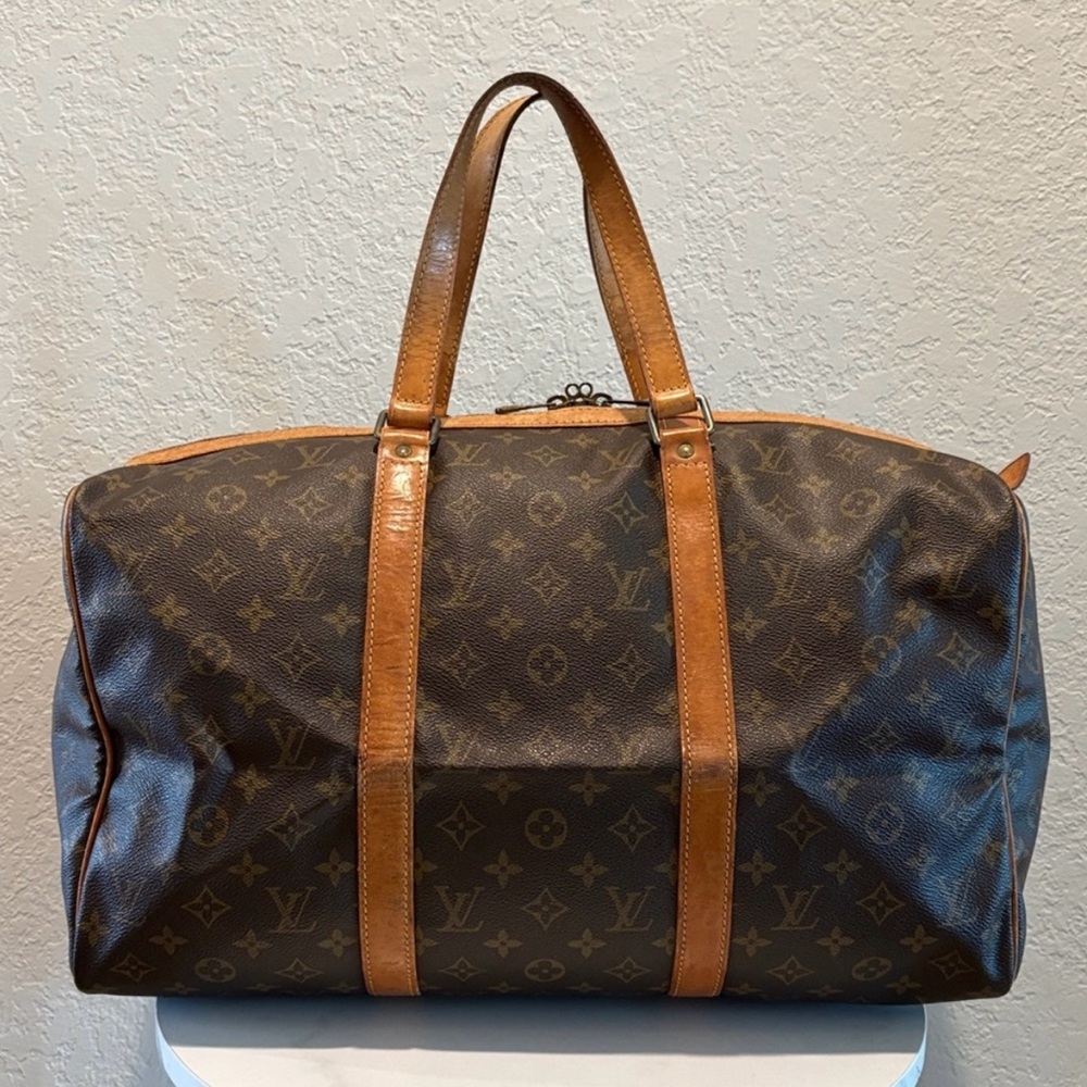 Louis Vuitton Brown Travel Bag